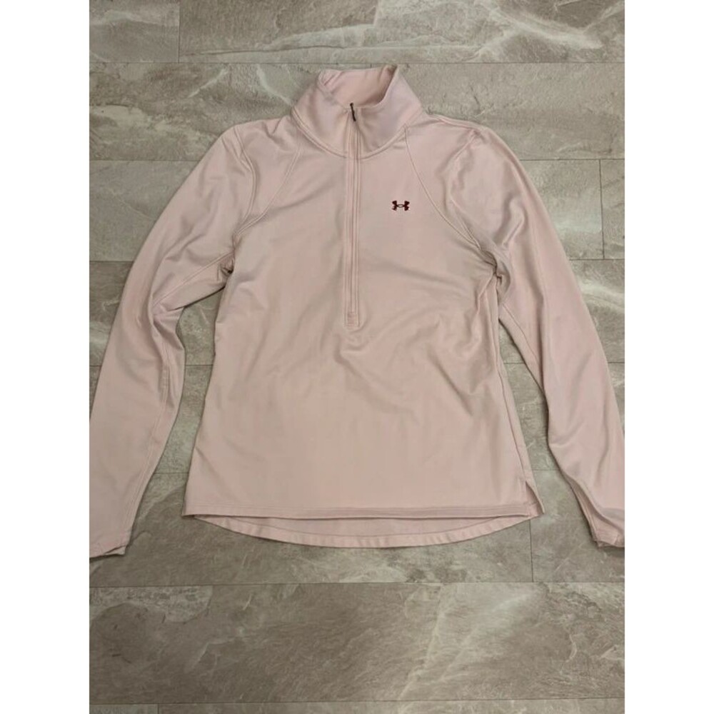 Under Armour 1/2 Zip Pink Size Small